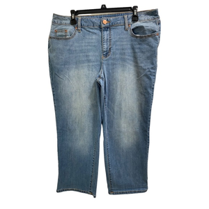 Maurices Contemporary‎ Light-wash Jean Crop/Capris size 16